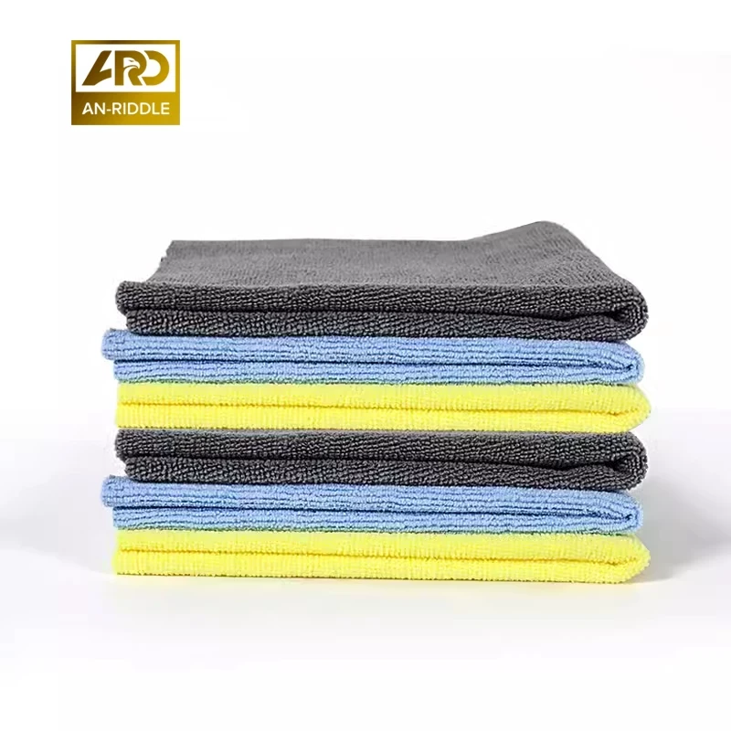 安瑞德40*40无边毛巾漆面下蜡擦镀晶专用超细纤维毛巾洗车毛巾