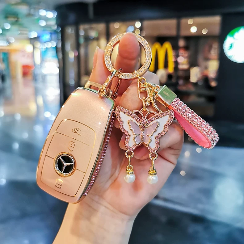 适用奔驰c260l钥匙套e300l车a200lglc300l壳glb220扣glegla女s400