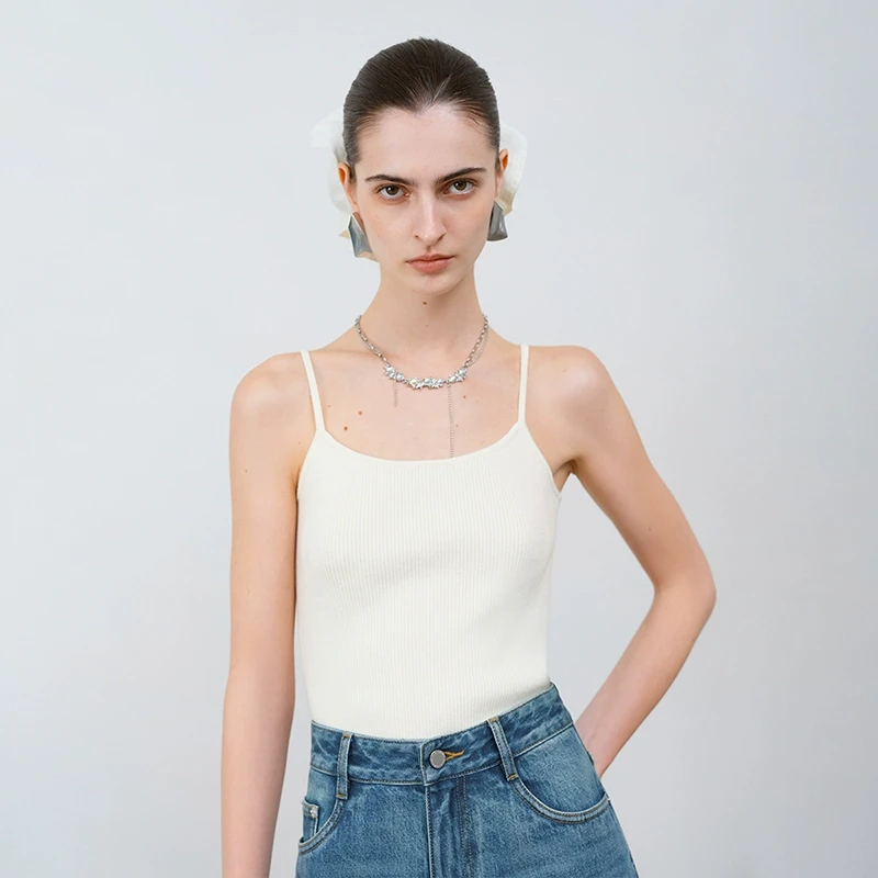 范思蓝恩ECHO轻奢系列优雅气质基础款内搭吊带春新款25FS11327