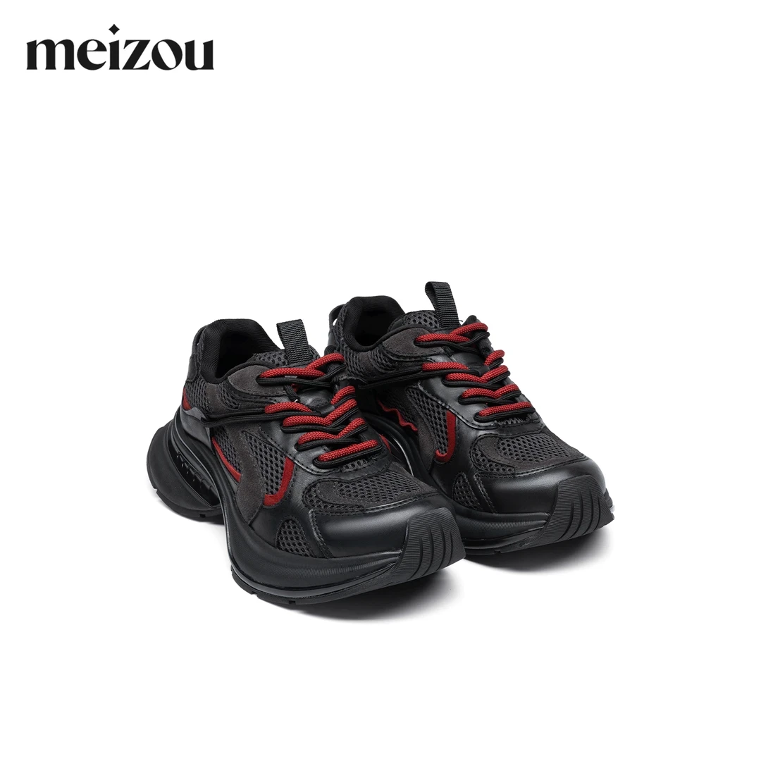 现货C1｜MZ“太空浪子”真皮老爹跑步女鞋｜半码拍小｜738-01