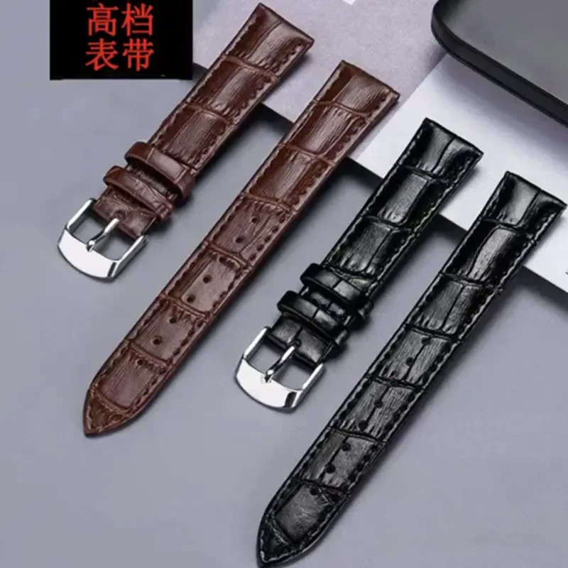 男女款原装皮表带/棕、黑色可选，情侣-匹配表耳尺寸可联系客服咨询