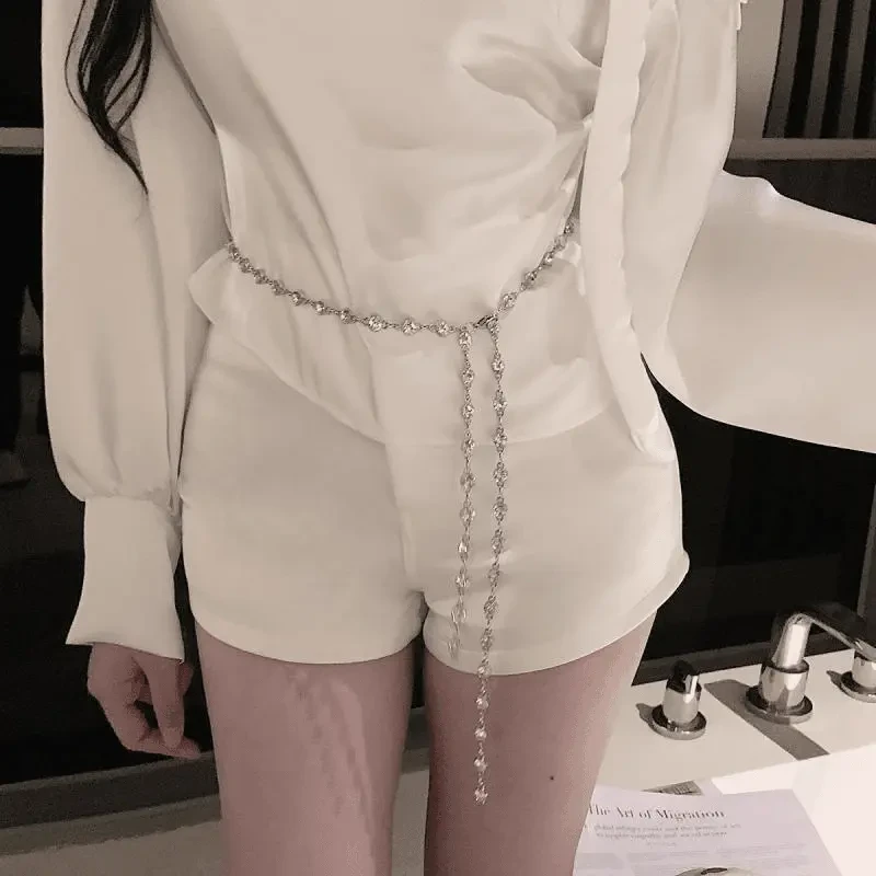 .TongTong 时尚百搭链条韩版装饰连衣裙腰链福袋