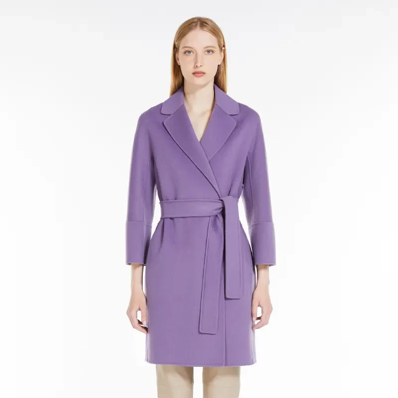全新未使用 MaxMara 【国现 专柜10200】女士中长款大衣 Arona 084