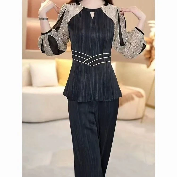 春季新款套装两件套时尚优雅减龄洋气套装气质显瘦轻奢休闲女神范