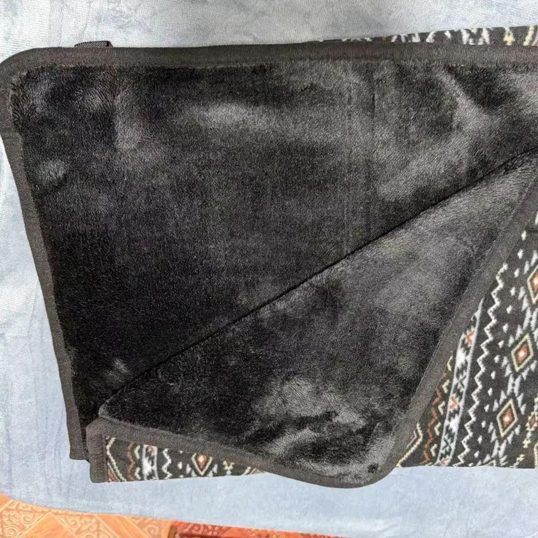 腰果花人字纹棉麻小方巾丝巾女士系腰带头巾披肩防晒围脖百搭围巾