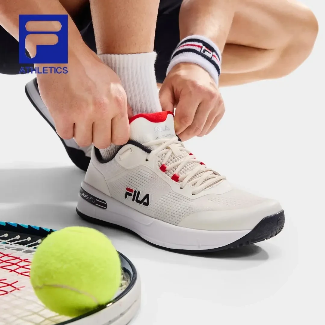 斐乐男女款【COURT凌界】2025新款透气运动性能网球鞋A12M531507F