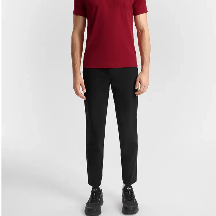 Fila/斐乐春季新款男士直筒轻商务弹力新派简约长裤A11M511604F