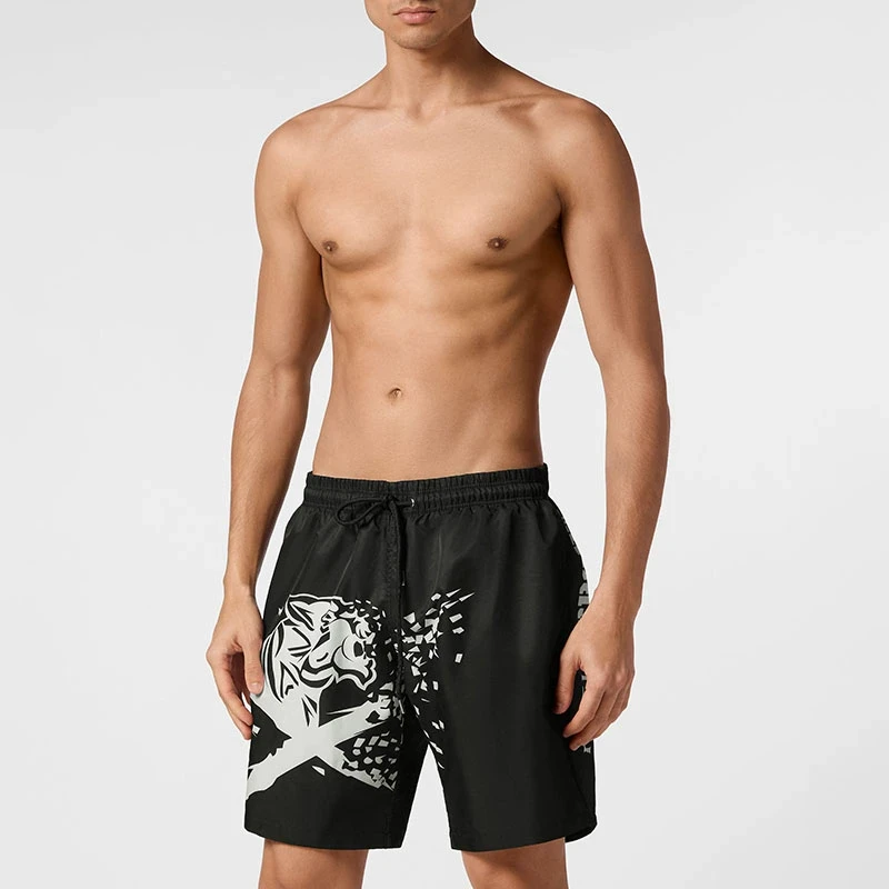 PHILIPP PLEIN 男士Tiger休闲Boxer短裤 PLEINSPORT