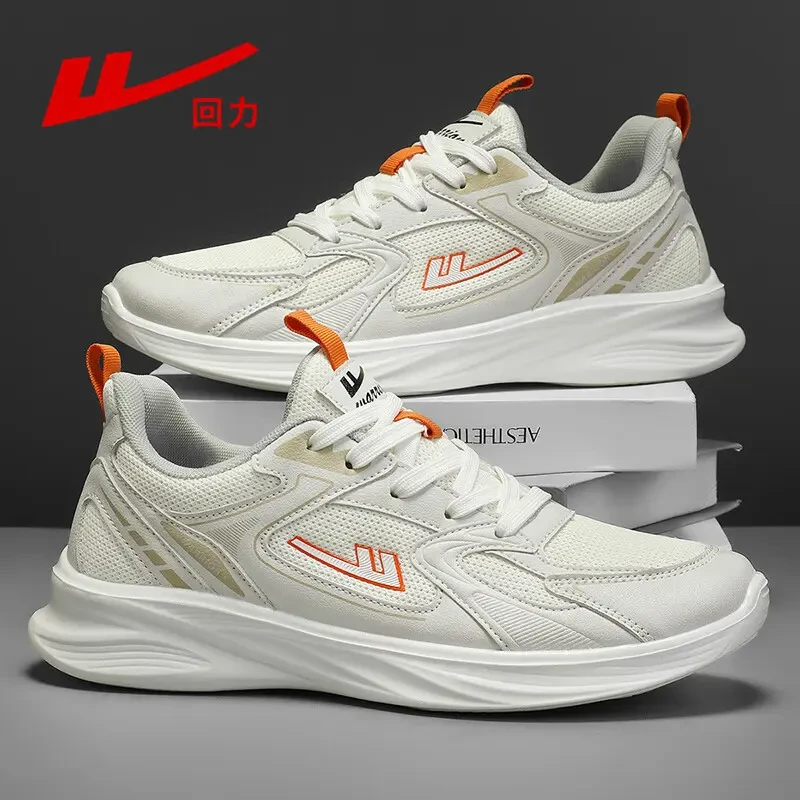 回力男士慢跑专用跑鞋子男款2025新款夏季网面透气运动鞋百搭男鞋