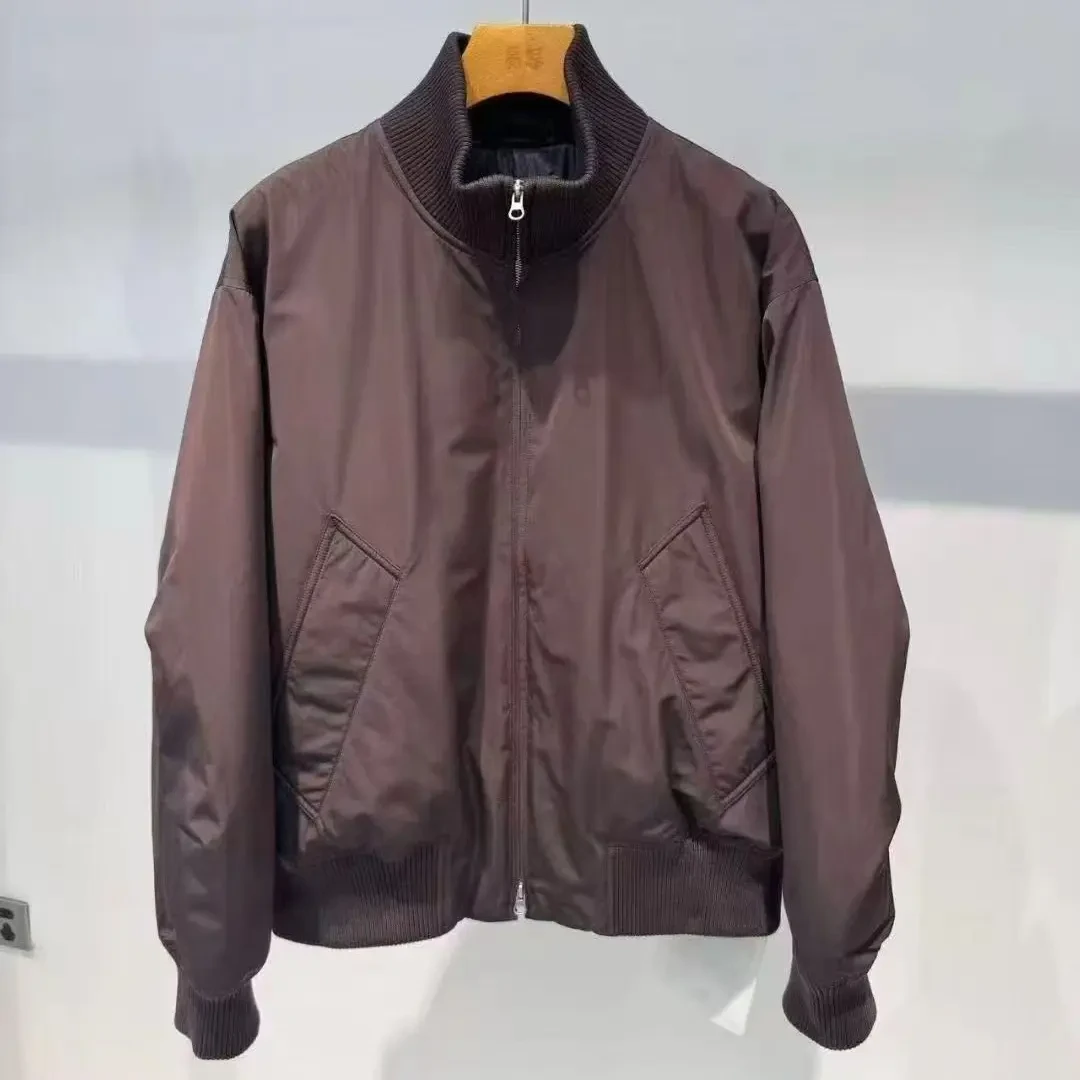 保暖拉链时尚收口袖纯色运动短款春季单面穿