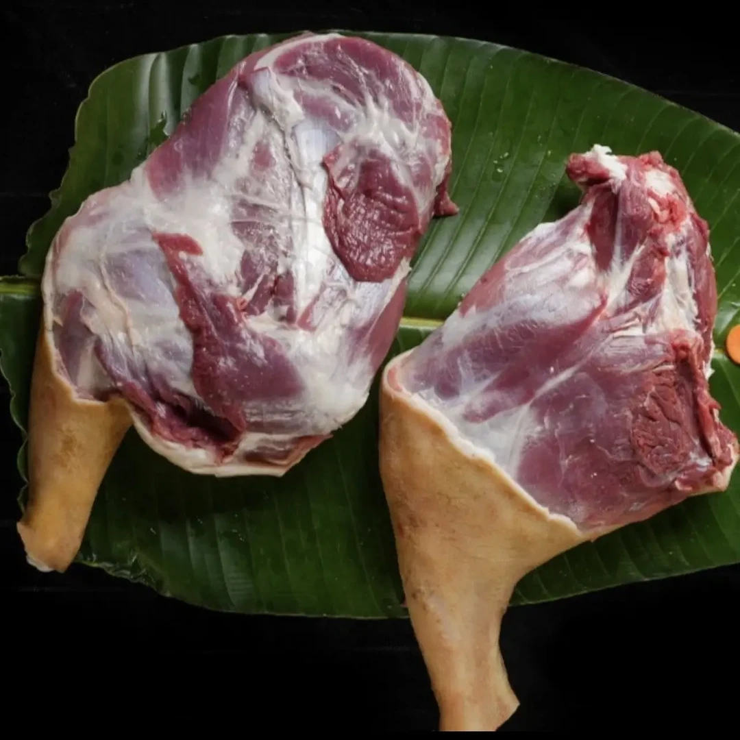 岫岩绒山羊 带骨新鲜 羊腿 京东包邮