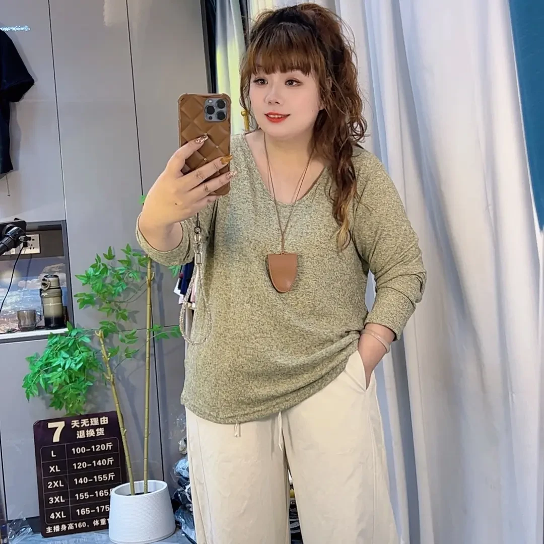 3787老钱风常规款通用衫宽松型针织厚款短款薄款圆领