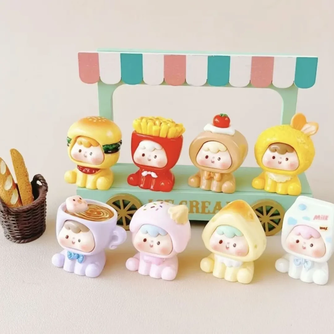 【甜品食玩崽崽】立体萌粒 diy饰品配件树脂桌面小摆件
