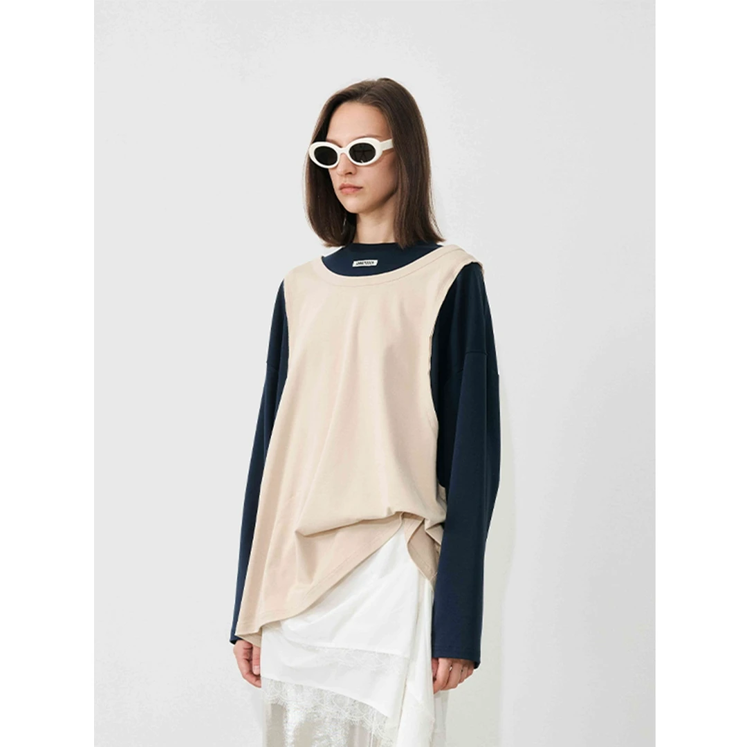 ANNAMOOER设计师品牌两色长袖T恤DSC买手店BY5A38011