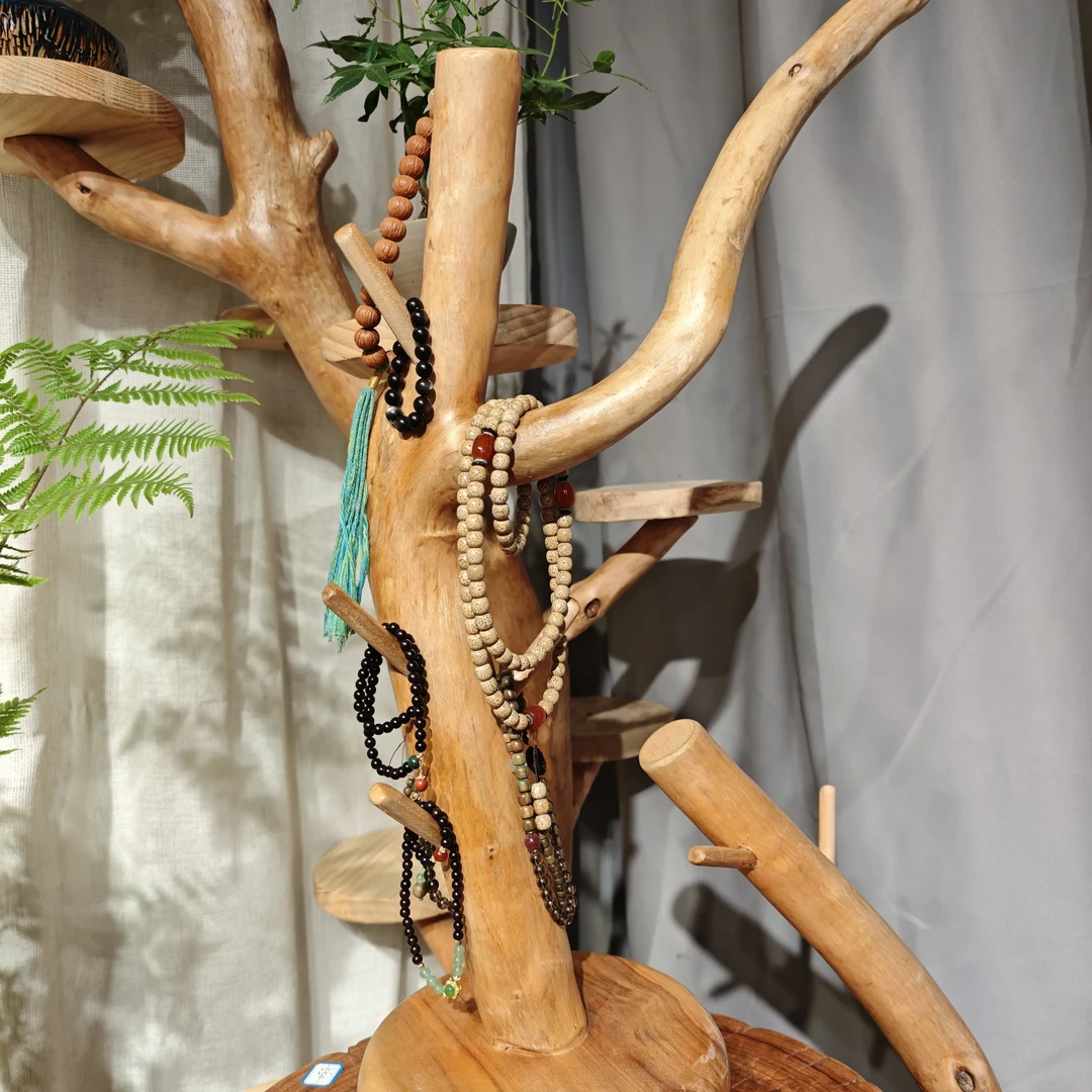 香樟木原木置物架杯架【一物一拍】