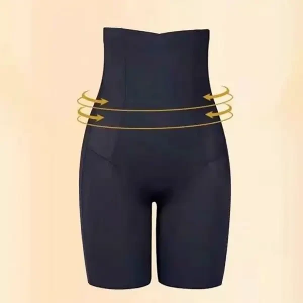 高腰收腹提臀薄款透气无痕美体裤收腹裤