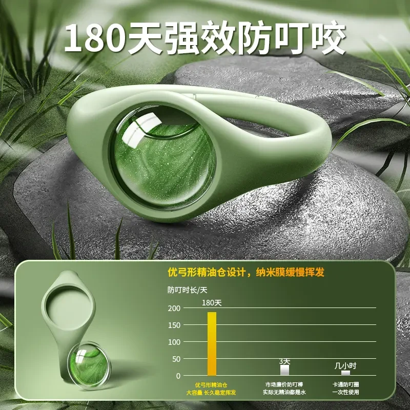 防蚊神器元气驱蚊手环精油强效成人小孩户外专用便携防水防虫蚊香