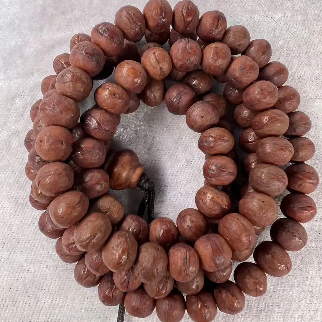 非金属凤眼菩提108颗念珠多圈藏式原皮高密度