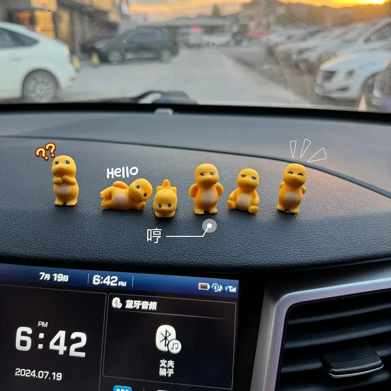 「小猛龙」治愈系车内饰品摆件小汽车中控台2024新款网红女神车载