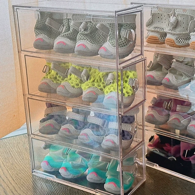 狗狗鞋子收纳盒狗狗用品整理鞋盒鞋柜收纳神器分类整理多格多功能