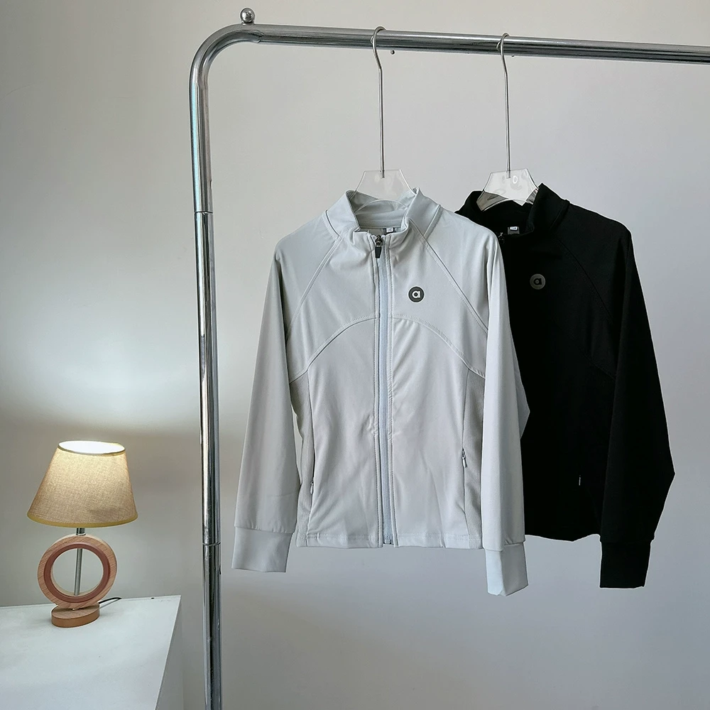 儿童运动速干外套2024春秋装新款男女童装中大童学生立领户外上衣