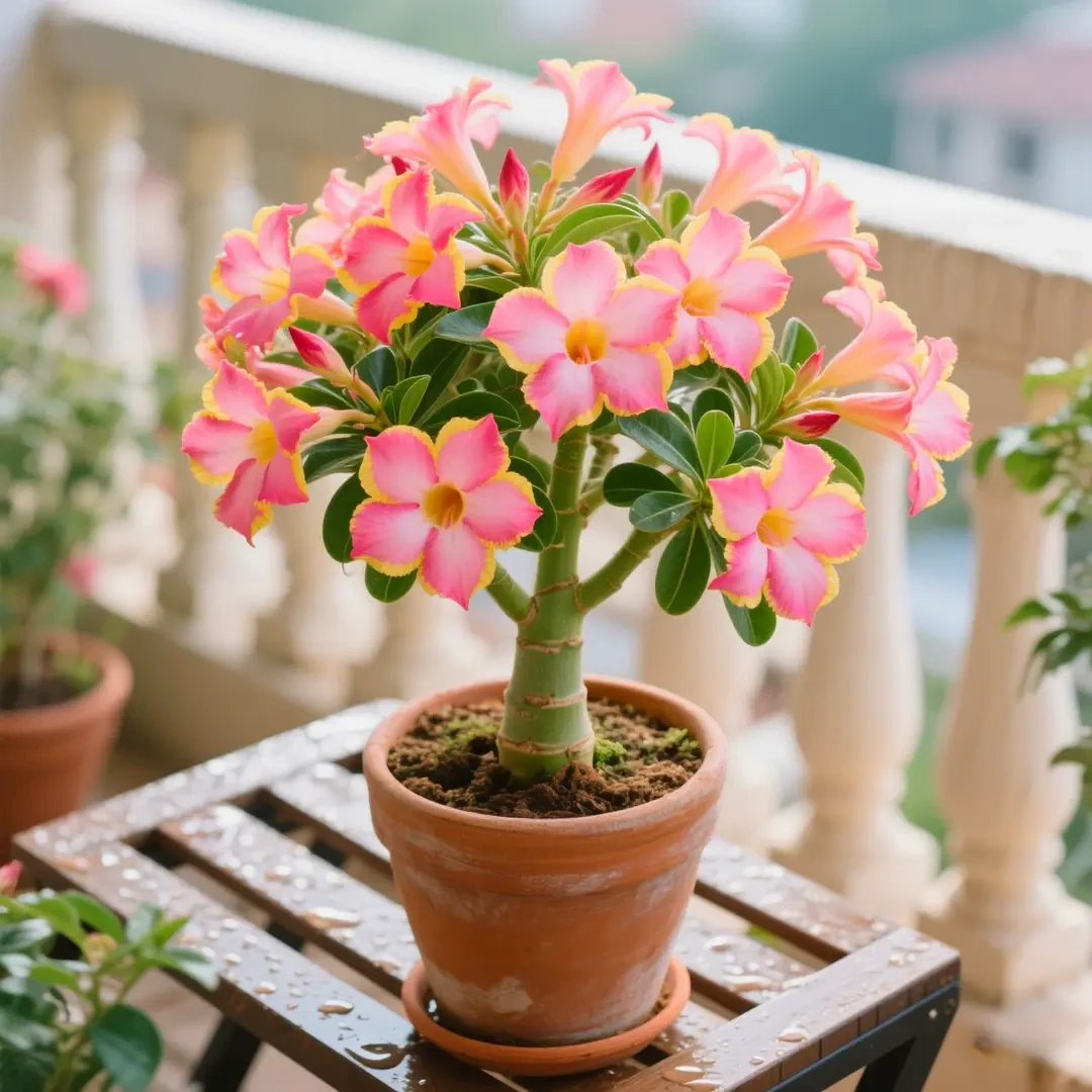 沙漠玫瑰树苗爆花机器新手好养室内外阳台室外耐旱植物花卉绿植物