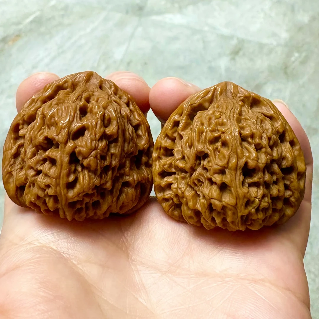 原生态涿鹿老南将石 文玩核桃 高油高密 精品把玩