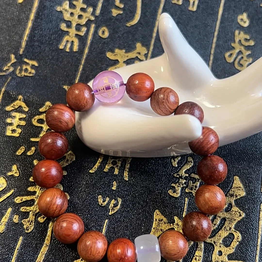 木质手链 女款文玩佛珠可盘玩中式手持