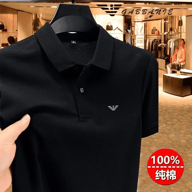 【香港撤柜直发】正品纯棉大牌高品质男士中青年万针刺绣polo衫