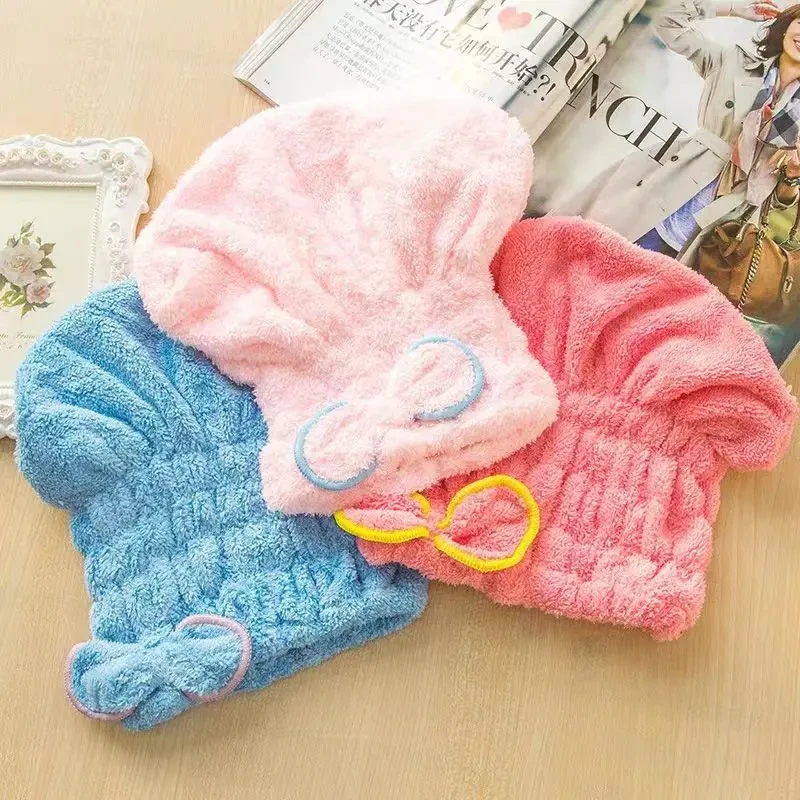 【蝴蝶结干发帽团单】 荔z（60道具兑1个）可爱速干吸水干发巾