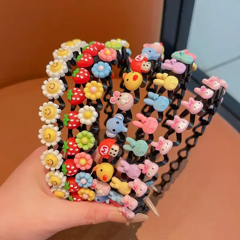 碎发神器女儿童发箍女童不勒头发卡头饰卡通头箍2025新款防滑发捆