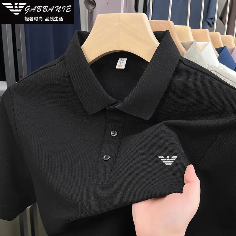 意大利正品新款夏季男士短袖POLO衫轻奢高档polo时尚情侣T恤