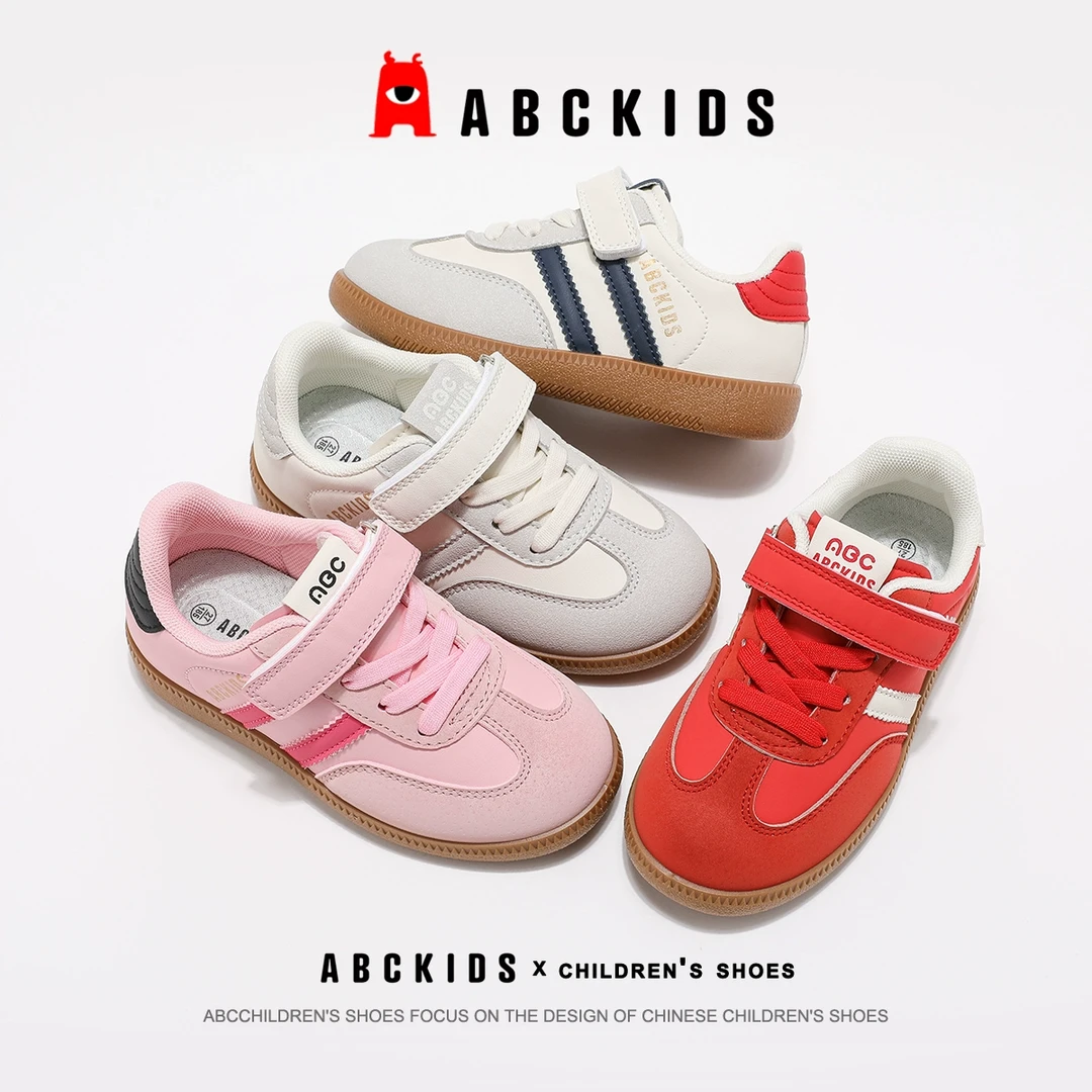 Abckids【达舅】儿童德训鞋2025春中大童运动鞋阿甘鞋SY513603054AX