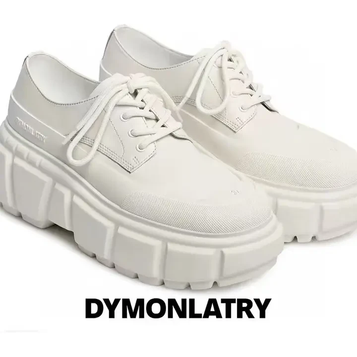 DYM真皮厚底德比鞋