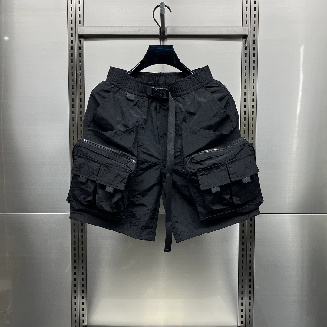 2025夏季潮牌多口袋工装短裤男款潮流外穿机能速干痞帅百搭五分裤