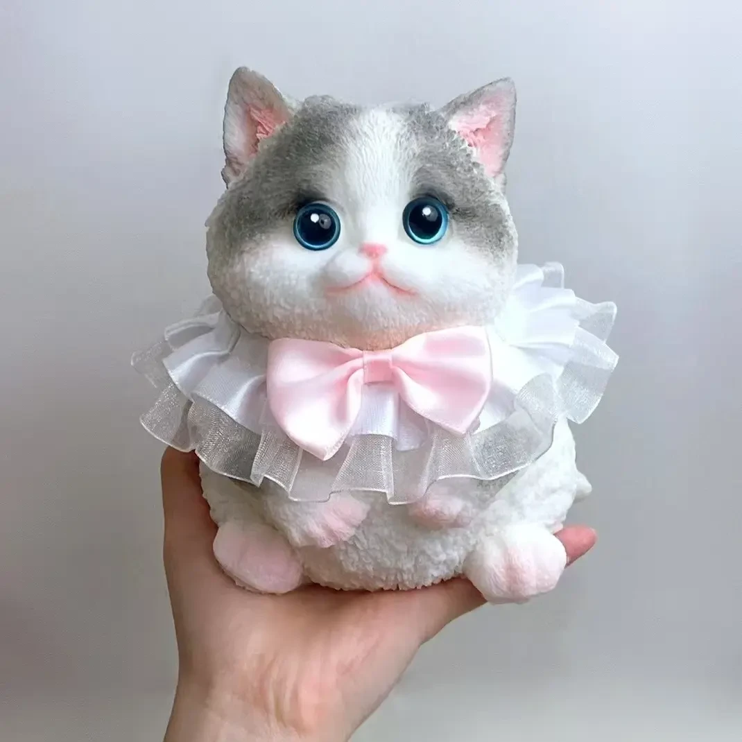 大号猫猫解压玩具捏捏乐可爱手工diy绘制高颜值猫咪礼物发泄神器