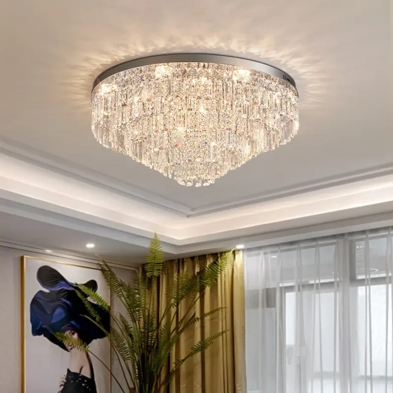 灯具灯饰客厅卧室灯水晶吸顶灯家用圆形主卧正宗中山灯具照明led