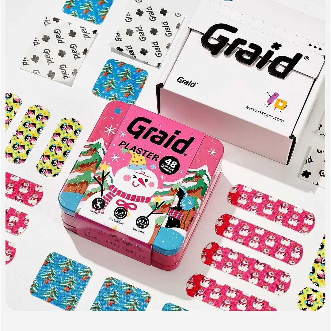 铁盒卡通弹力型透气创口贴手部防护可爱创可贴高颜值成人手部防护