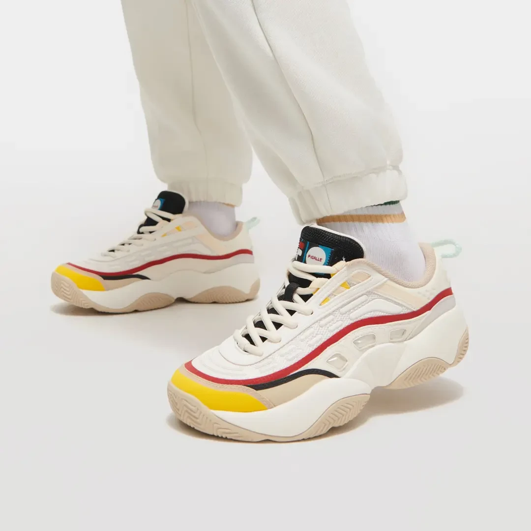 FILA斐乐【火焰鞋】×PIGALLE联名新款潮流篮球鞋女鞋T12W513209F