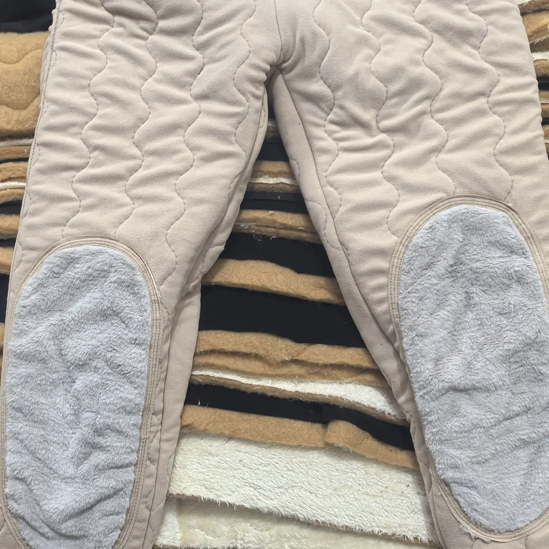 冬季加厚加绒高腰护腰护膝绒女外穿保暖棉裤