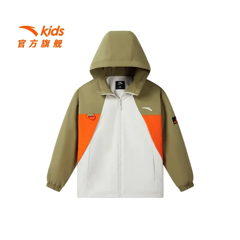 【年终大促】安踏儿童男大童丝光绒运动2026新款保暖儿童衣服秋冬款