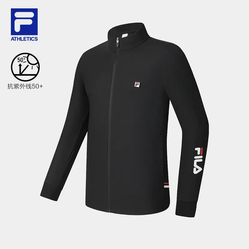 Fila/斐乐夏季男士【抗紫外线】户外立领运动长袖外套A11M523502F