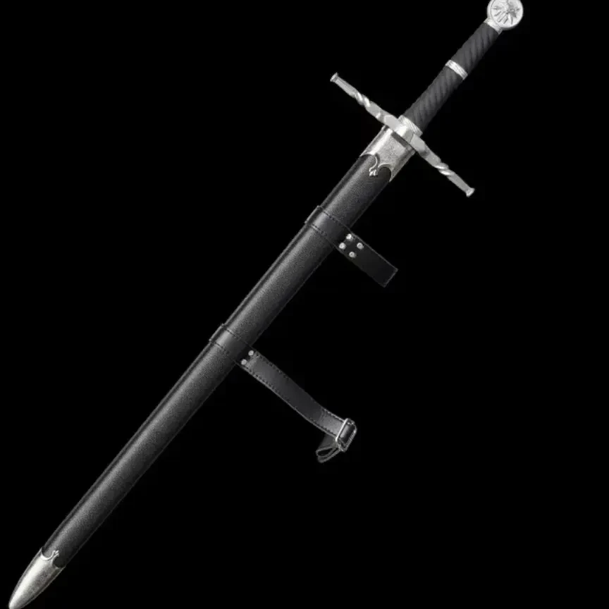 全钢装具60si2mn巫师三杰洛特钢剑欧式西洋剑未开刃适合收藏