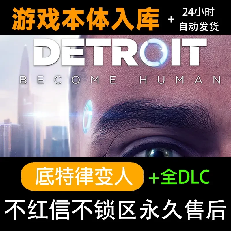 底特律变人 底特律化身为人 底特律全DLC steam电脑入库服务