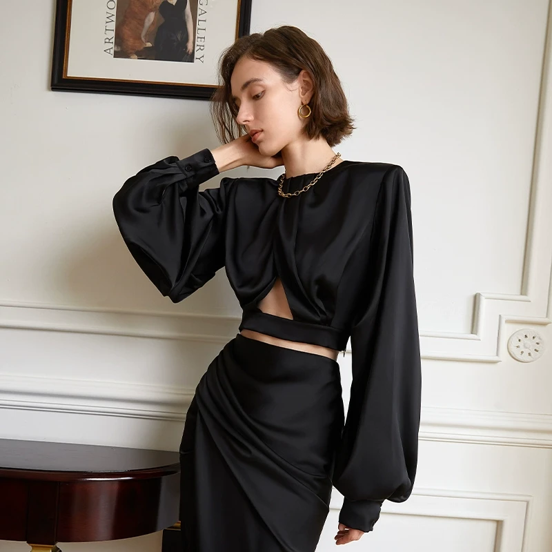 【楠哥专属】暗黑系设计感小众衬衫女 20217