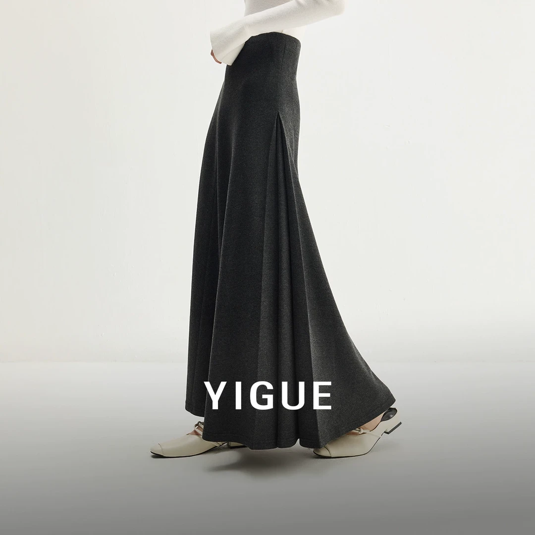 亦谷伞裙半身裙女装2025春季新款今年流行爆款长裙子G5CAR366