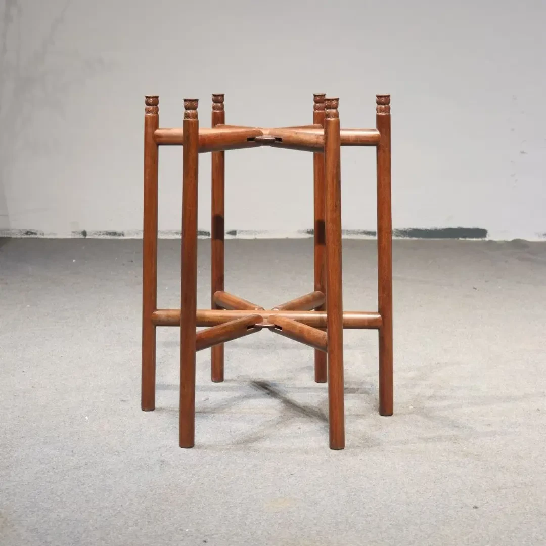 书房茶室会所盆架卷缸架摆件