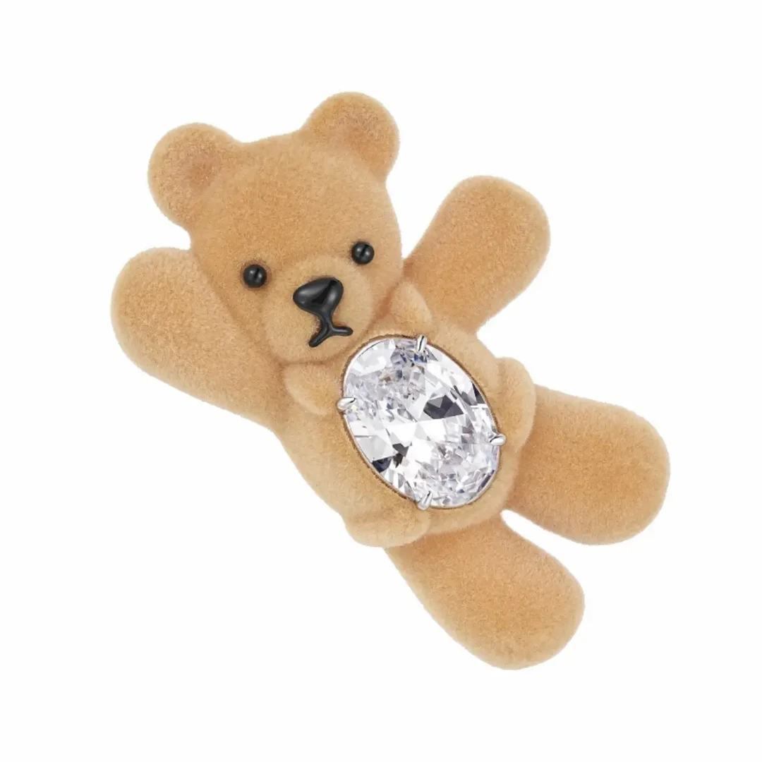 编号E172 乐园小熊发夹