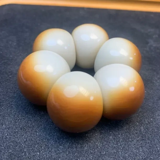 象牙果烤色焦糖山竹手捻