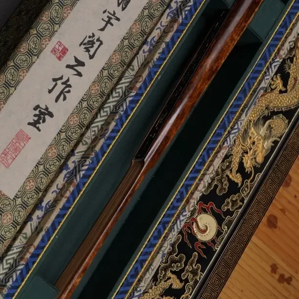 郑立辉 福建凤眼竹古方折扇 九点五寸二零排口，十六方合青小骨A3E